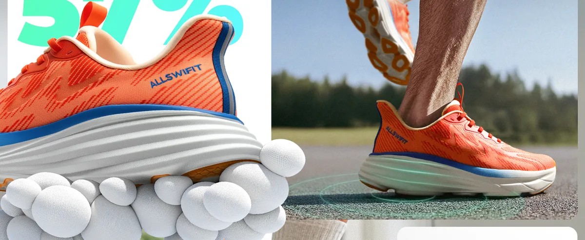 Men's Hands-Free Slip On Walking Shoes