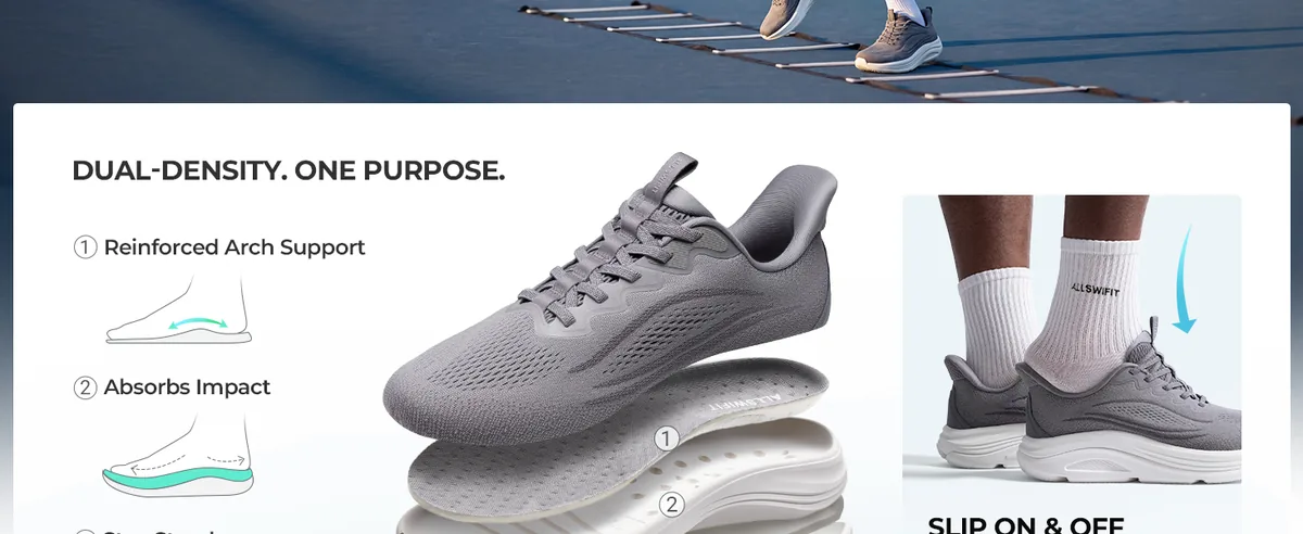 men slip on hands-free slip-ins walking tennis running shoe sneakers