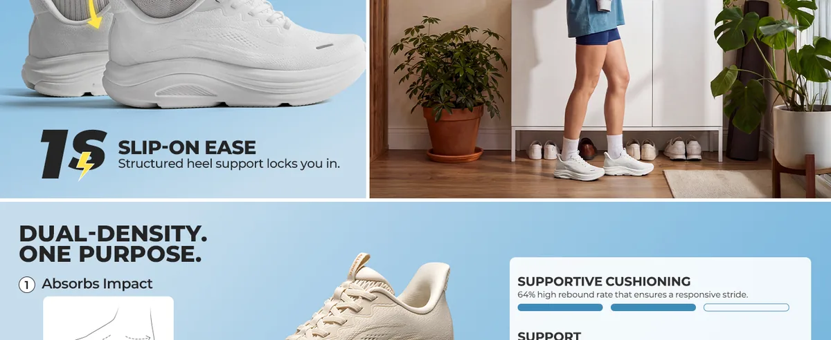 ALLSWIFIT Athleisure Sneakers